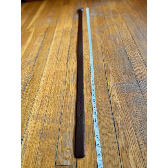 KENNETH COLE New York Dark Brown Leather Belt Mens sz 38 - Picture 8 of 9